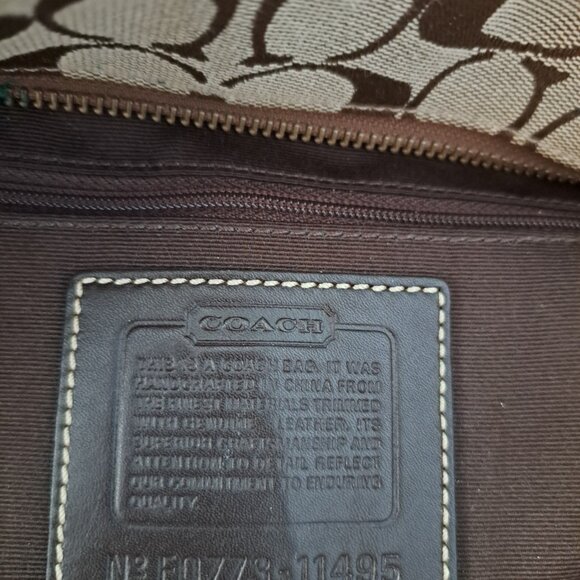 Coach Vintage Patchwork Tote Bag Brown Earth Tones - Picture 2 of 15